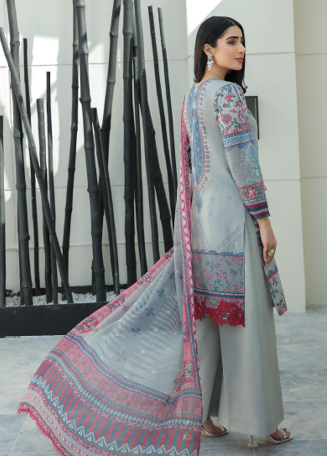 Everyday Wear By Florent Printed Lawn Suits Unstitched 3 Piece FL22EW FL-8B - Summer Collection