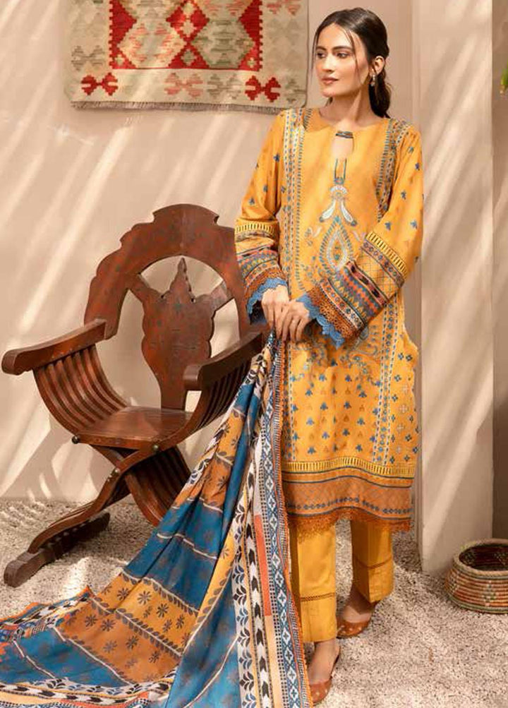Everyday Wear By Florent Printed Lawn Suits Unstitched 3 Piece FL22-EW2 FL-1A - Summer Collection