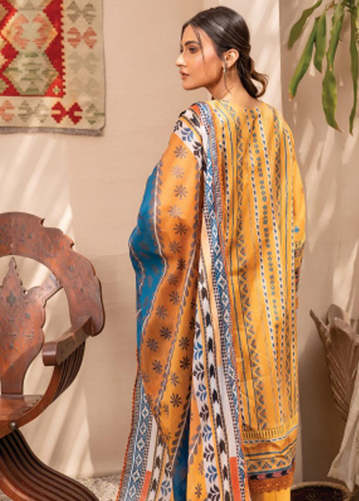 Everyday Wear By Florent Printed Lawn Suits Unstitched 3 Piece FL22-EW2 FL-1A - Summer Collection