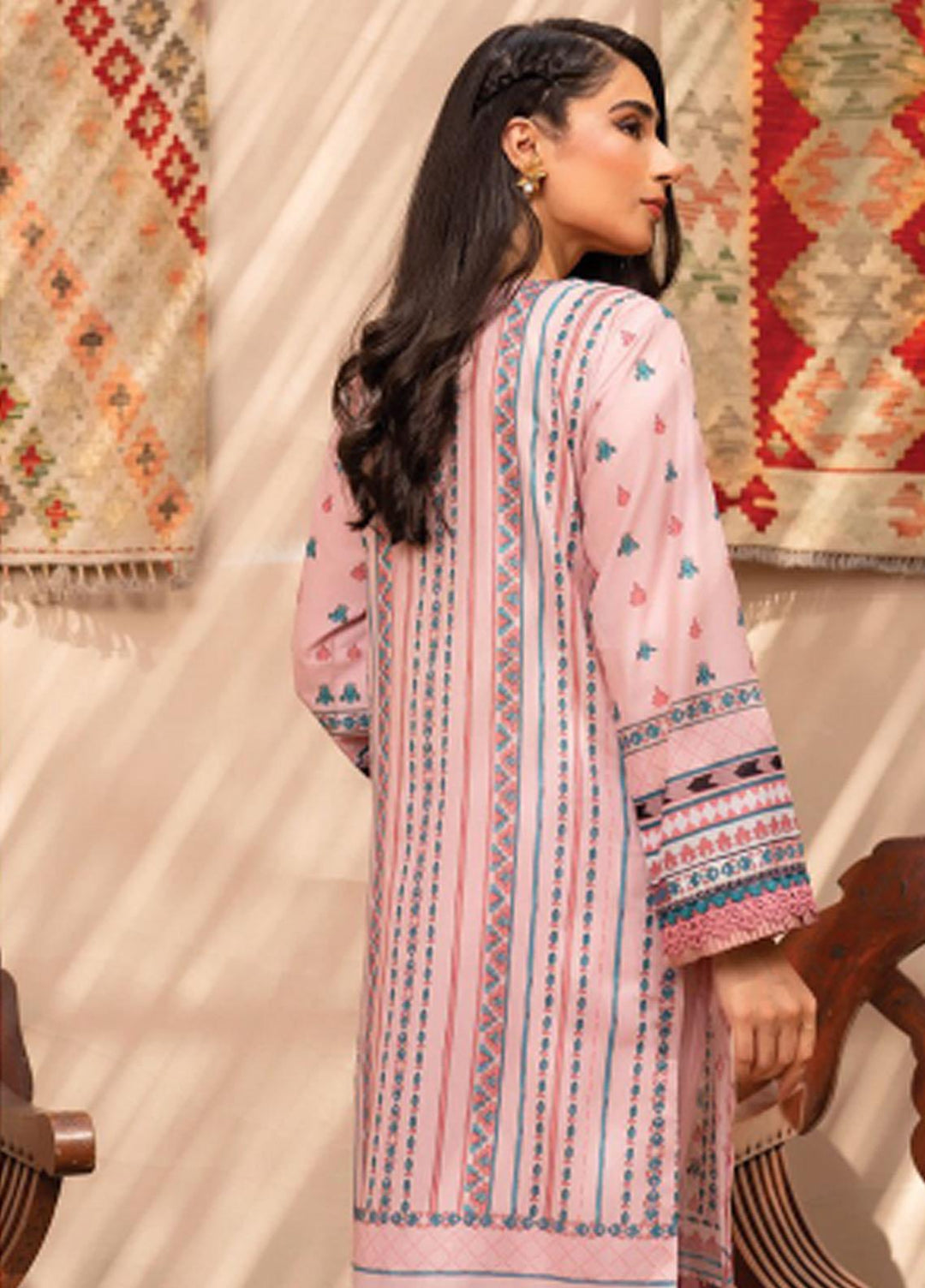 Everyday Wear By Florent Printed Lawn Suits Unstitched 3 Piece FL22-EW2 FL-1B - Summer Collection