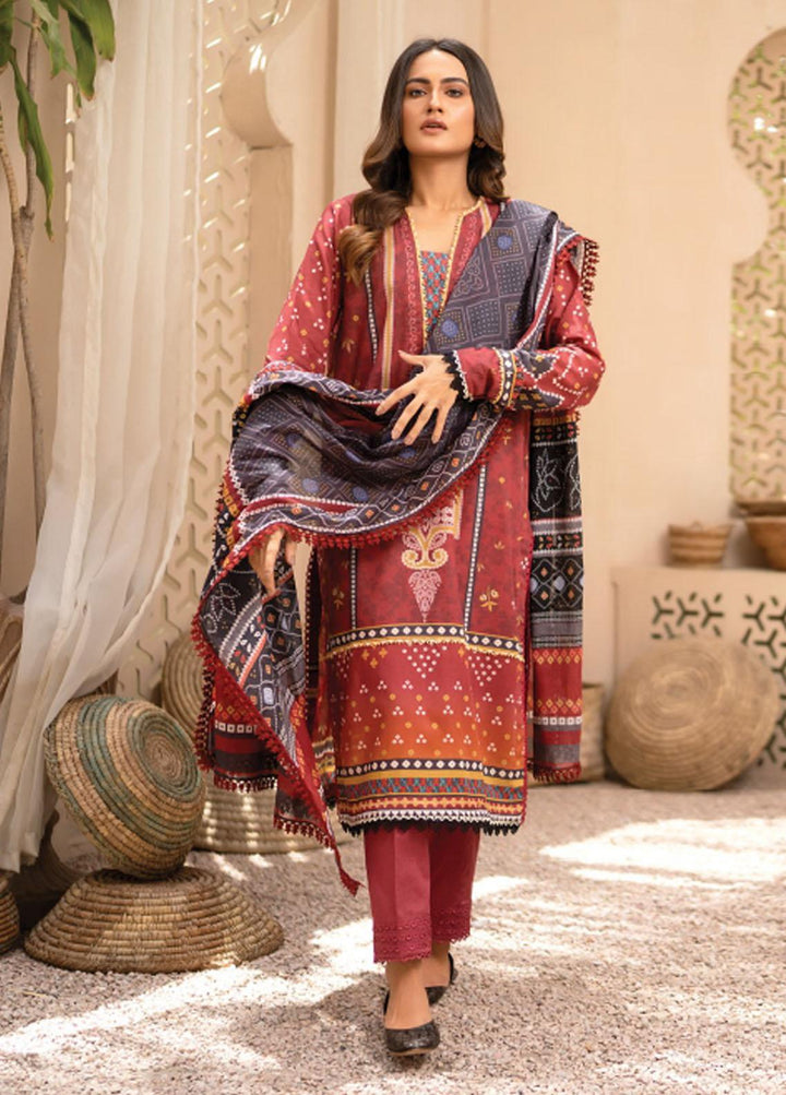 Everyday Wear By Florent Printed Lawn Suits Unstitched 3 Piece FL22-EW2 FL-2A - Summer Collection