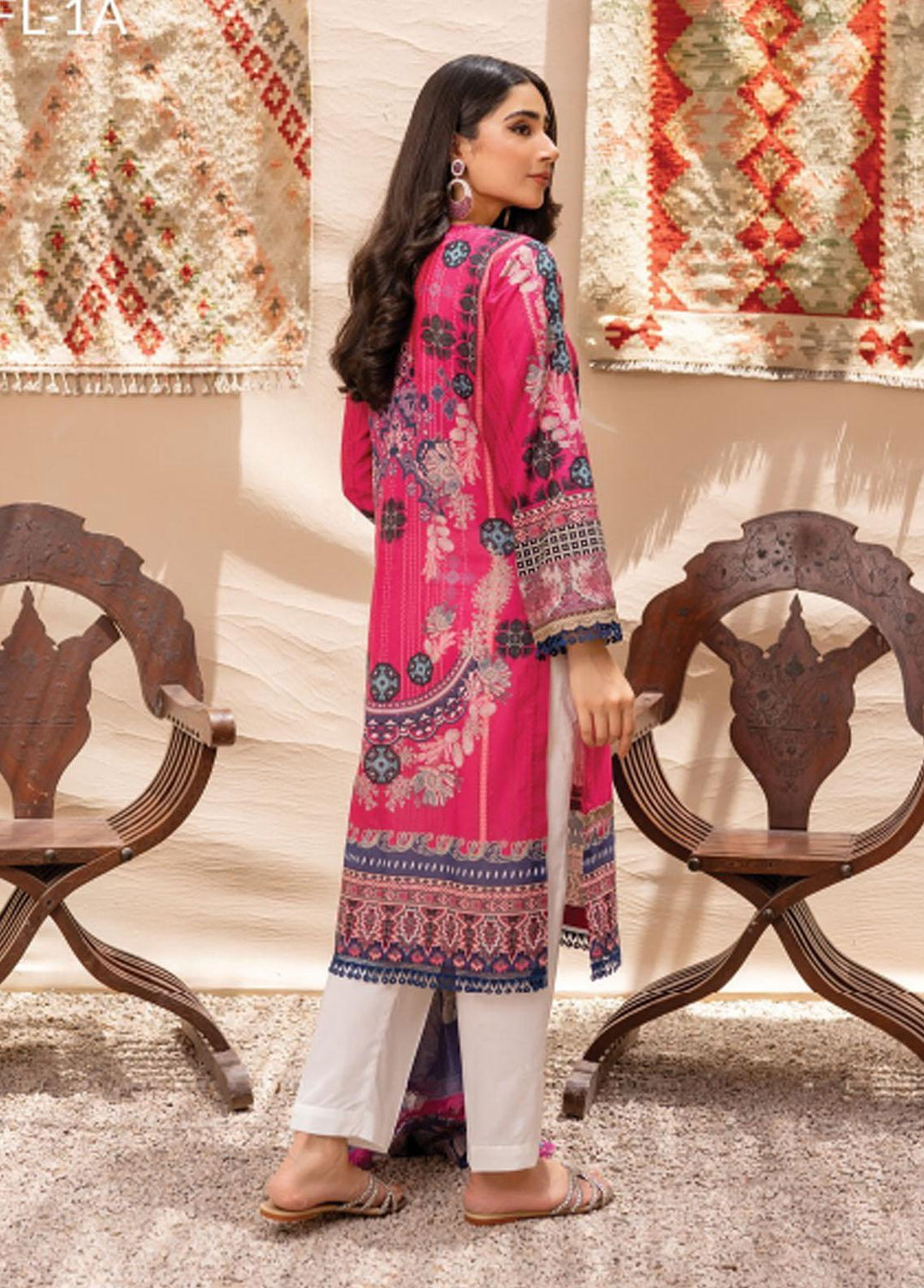 Everyday Wear By Florent Printed Lawn Suits Unstitched 3 Piece FL22-EW2 FL-4B - Summer Collection