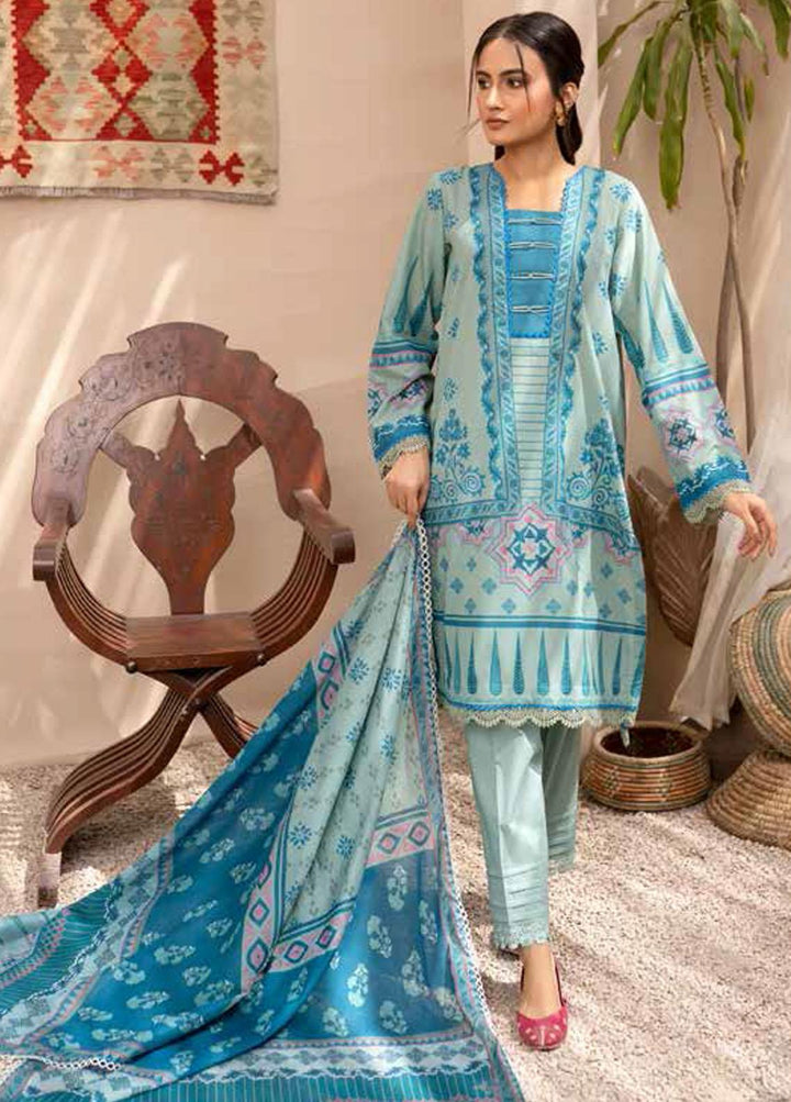 Everyday Wear By Florent Printed Lawn Suits Unstitched 3 Piece FL22-EW2 FL-5A - Summer Collection