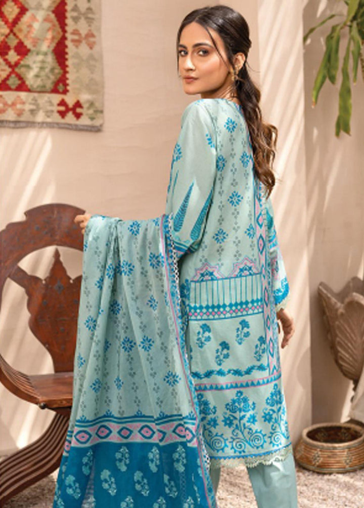 Everyday Wear By Florent Printed Lawn Suits Unstitched 3 Piece FL22-EW2 FL-5A - Summer Collection