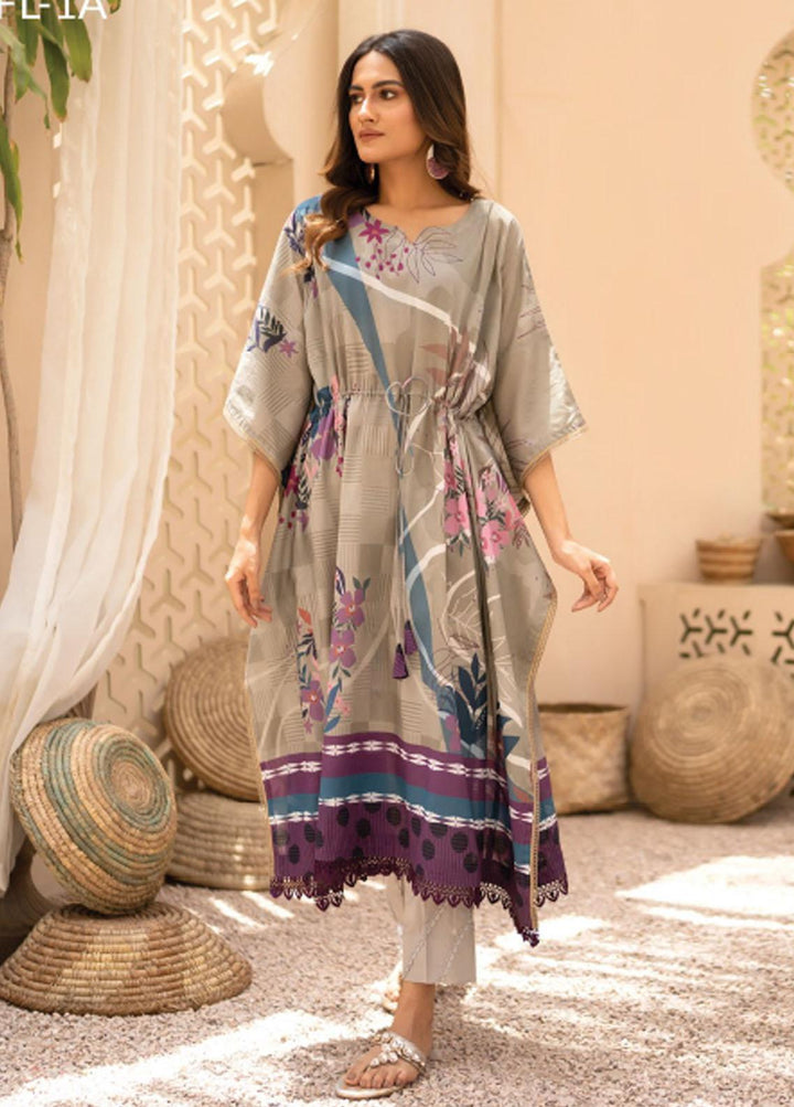 Everyday Wear By Florent Printed Lawn Suits Unstitched 3 Piece FL22-EW2 FL-6A - Summer Collection