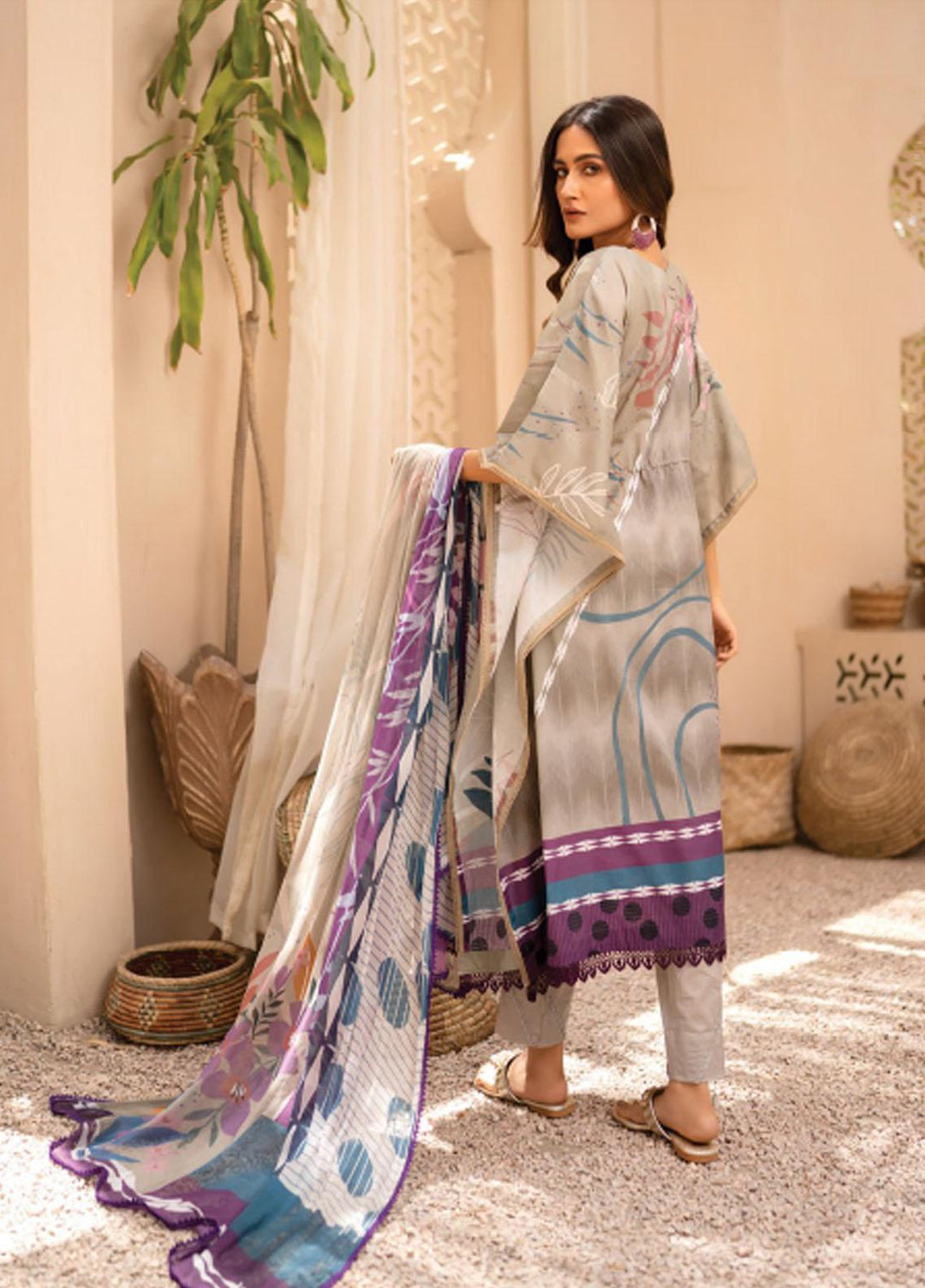 Everyday Wear By Florent Printed Lawn Suits Unstitched 3 Piece FL22-EW2 FL-6A - Summer Collection