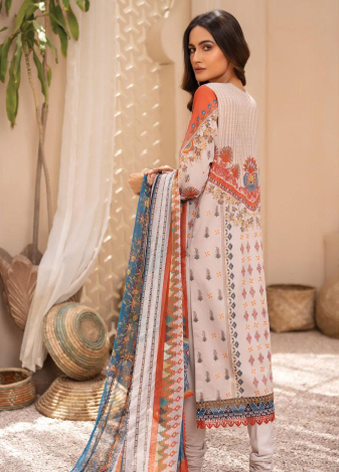Everyday Wear By Florent Printed Lawn Suits Unstitched 3 Piece FL22-EW2 FL-7A - Summer Collection