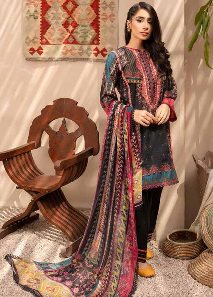 Everyday Wear By Florent Printed Lawn Suits Unstitched 3 Piece FL22-EW2 FL-7B - Summer Collection