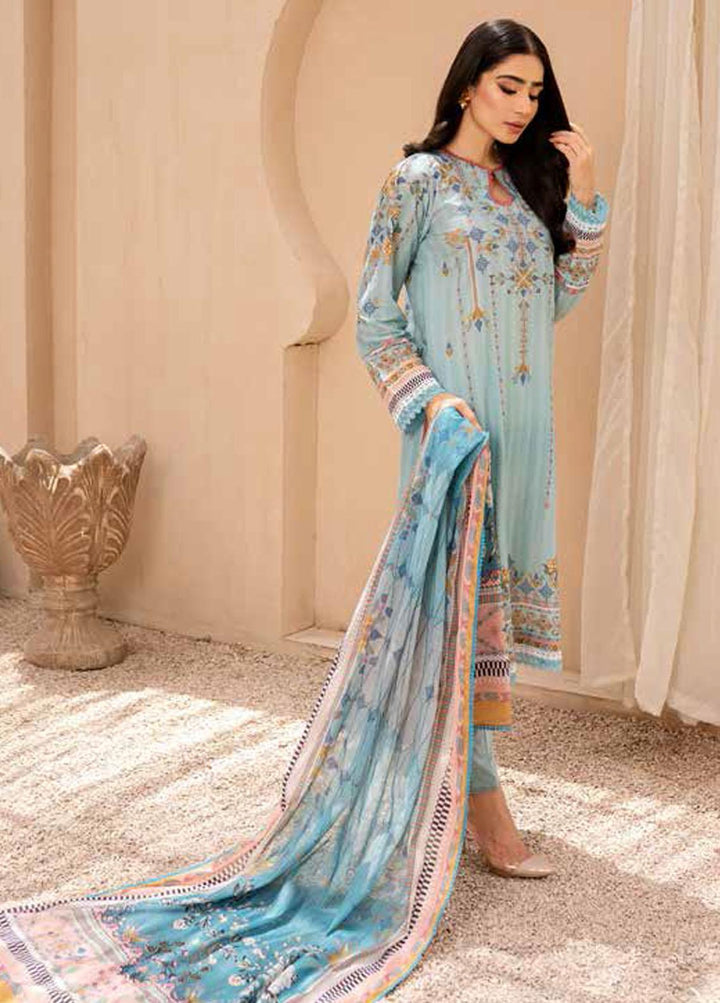 Everyday Wear By Florent Printed Lawn Suits Unstitched 3 Piece FL22-EW2 FL-8A - Summer Collection