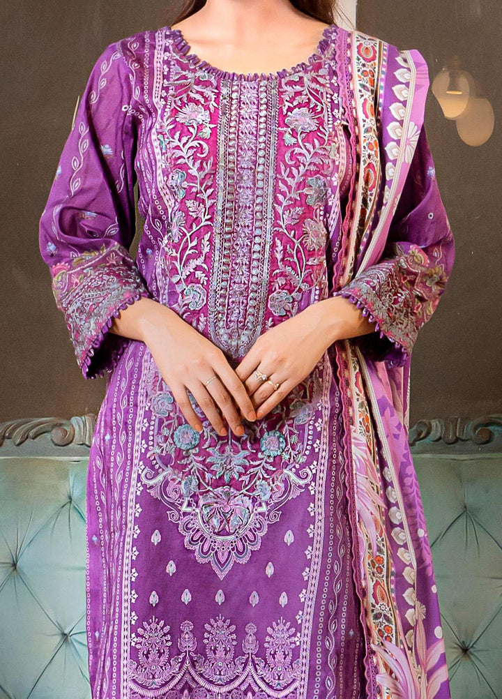 Florent Embroidered  Suits Unstitched 3 Piece FL23EW-V2 FL-10A - Summer Collection