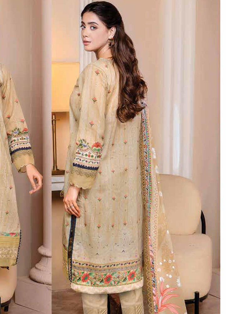 Florent Embroidered  Suits Unstitched 3 Piece FL23EW-V2 FL-10B - Summer Collection
