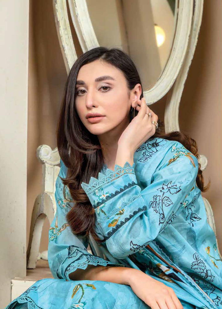 Florent Printed  Suits Unstitched 3 Piece FL23EW-V2 FL-2A - Summer Collection