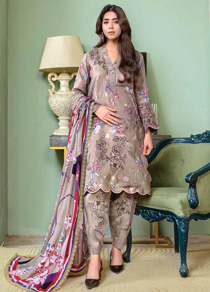 Florent Printed  Suits Unstitched 3 Piece FL23EW-V2 FL-2B - Summer Collection