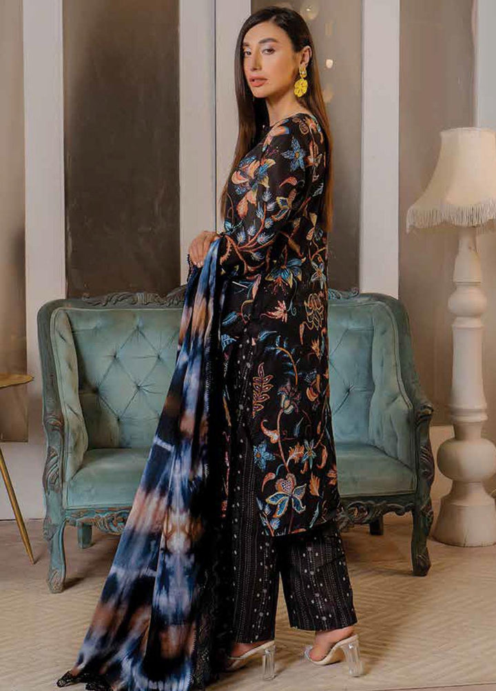 Florent Printed  Suits Unstitched 3 Piece FL23EW-V2 FL-3A - Summer Collection