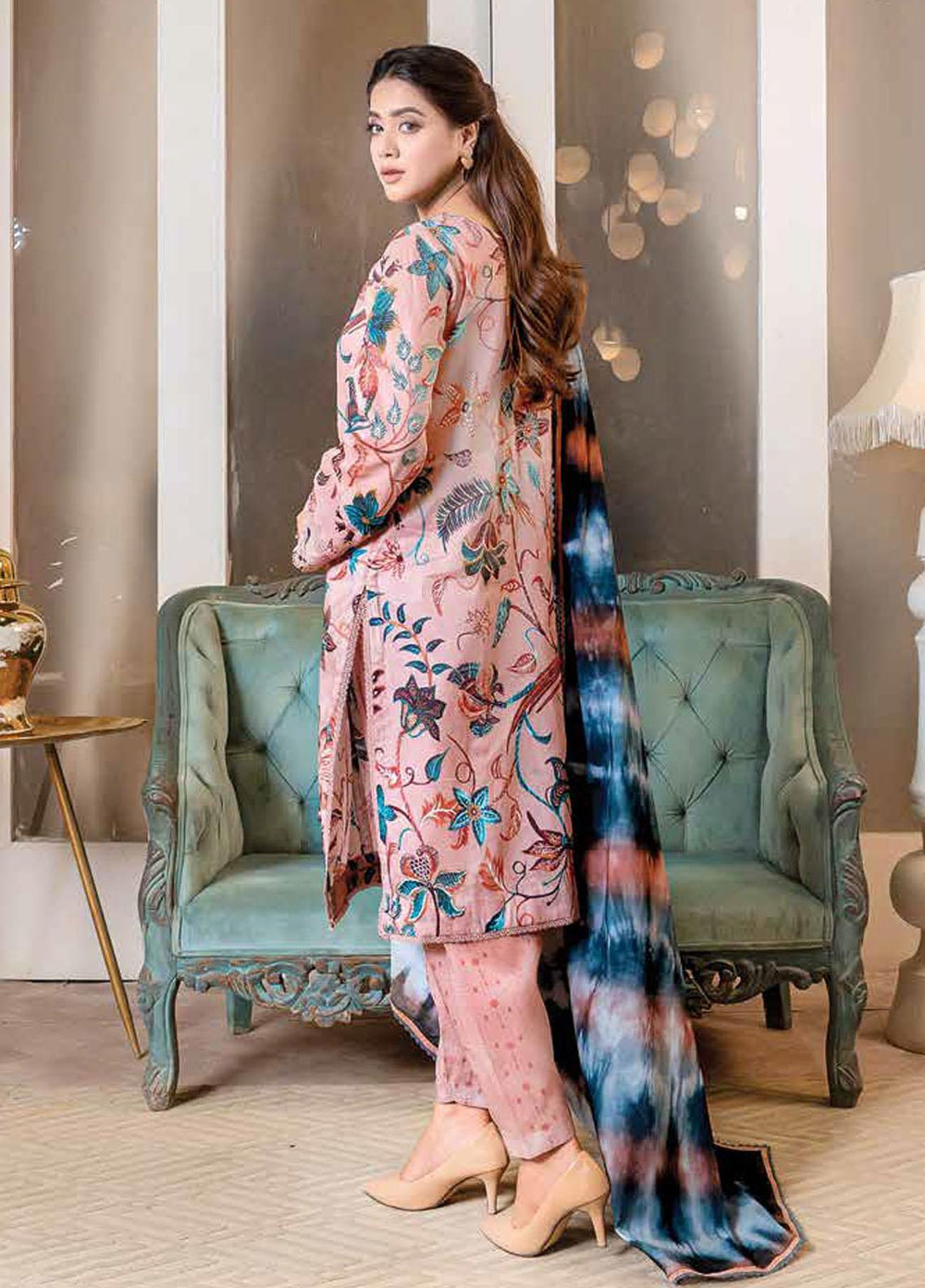 Florent Printed  Suits Unstitched 3 Piece FL23EW-V2 FL-3B - Summer Collection