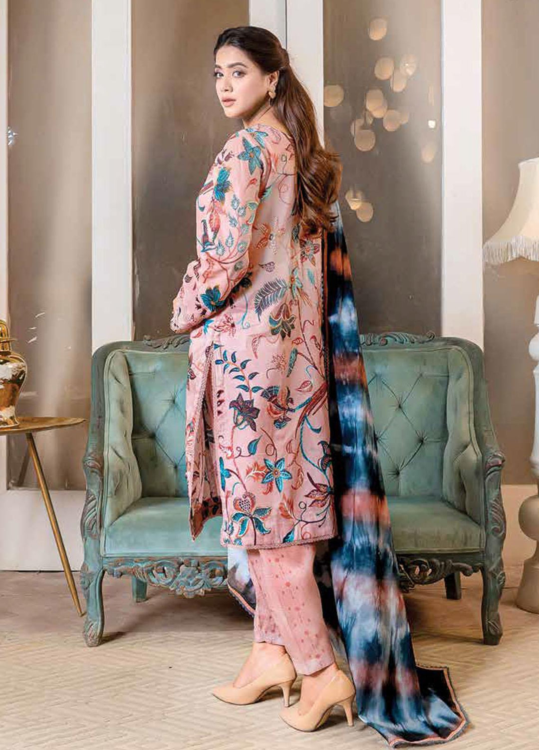 Florent Printed  Suits Unstitched 3 Piece FL23EW-V2 FL-3B - Summer Collection