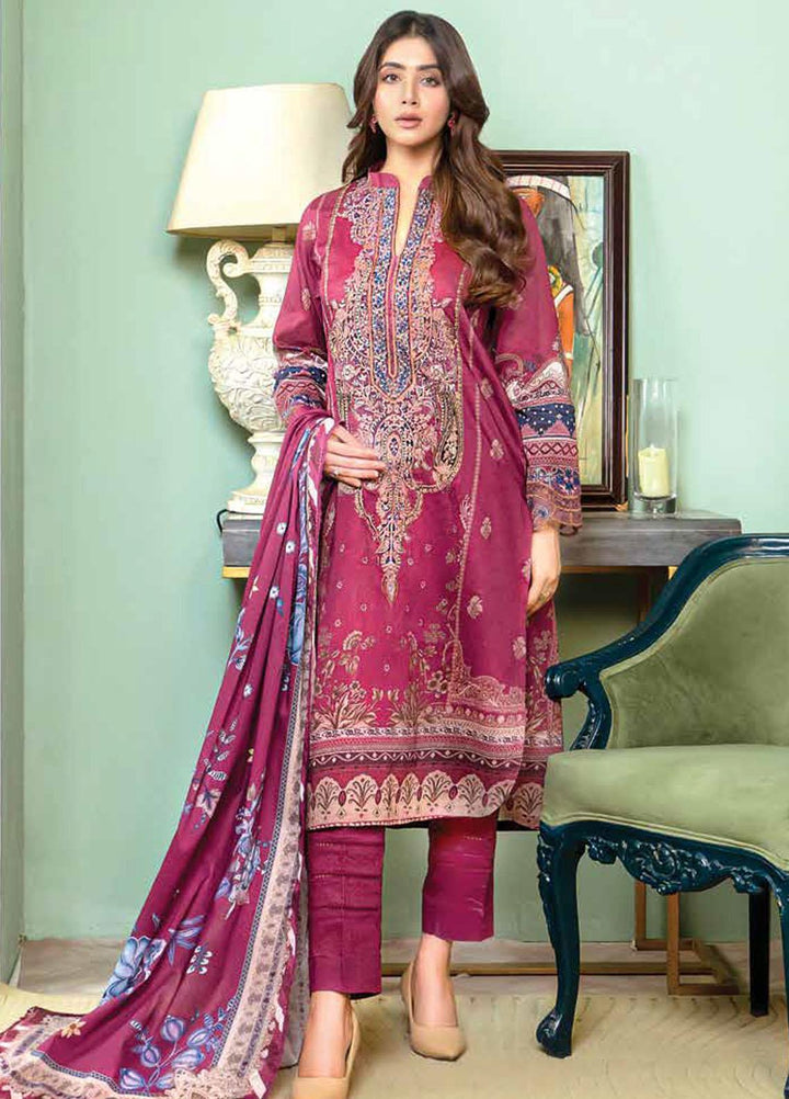 Florent Embroidered  Suits Unstitched 3 Piece FL23EW-V2 FL-5B - Summer Collection