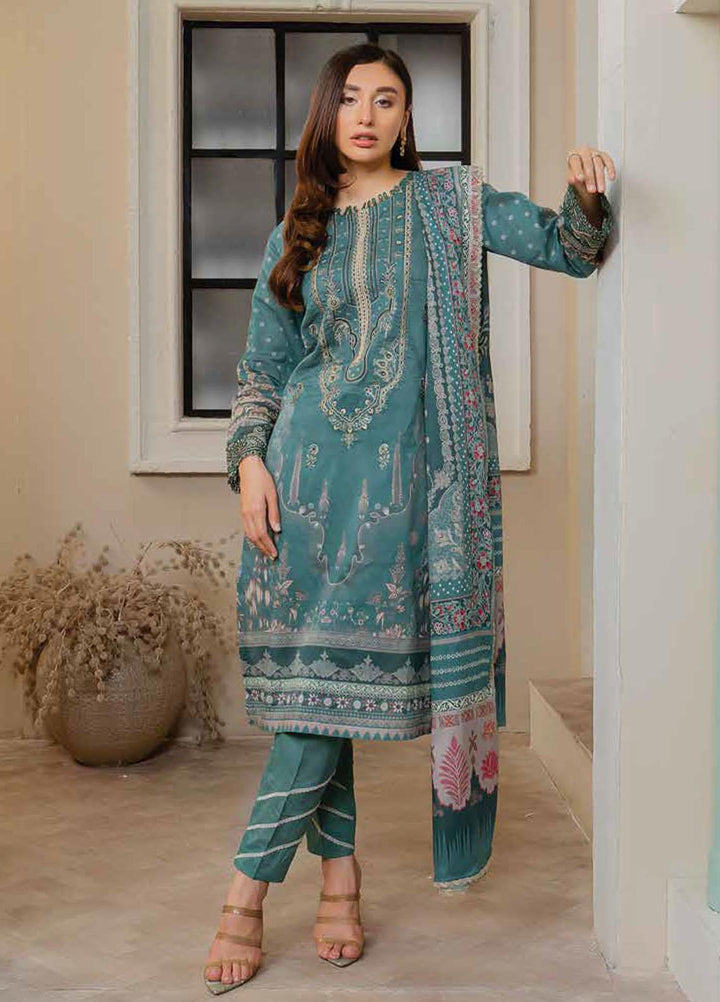 Florent Embroidered  Suits Unstitched 3 Piece FL23EW-V2 FL-7A - Summer Collection