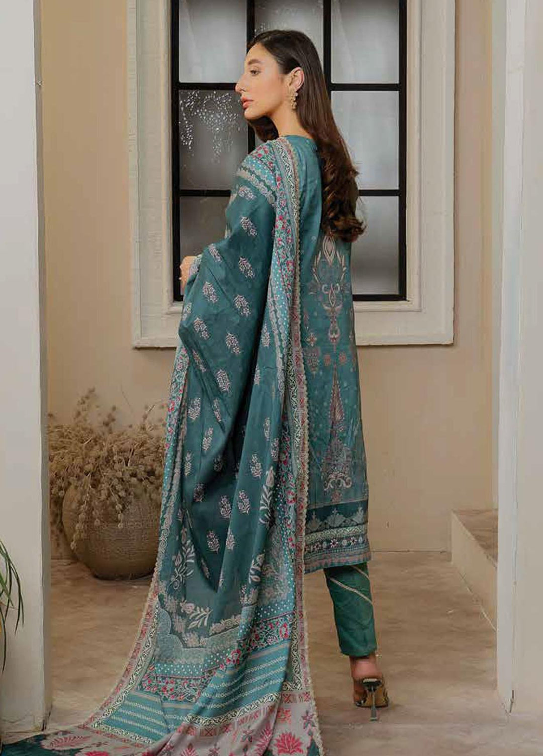 Florent Embroidered  Suits Unstitched 3 Piece FL23EW-V2 FL-7A - Summer Collection