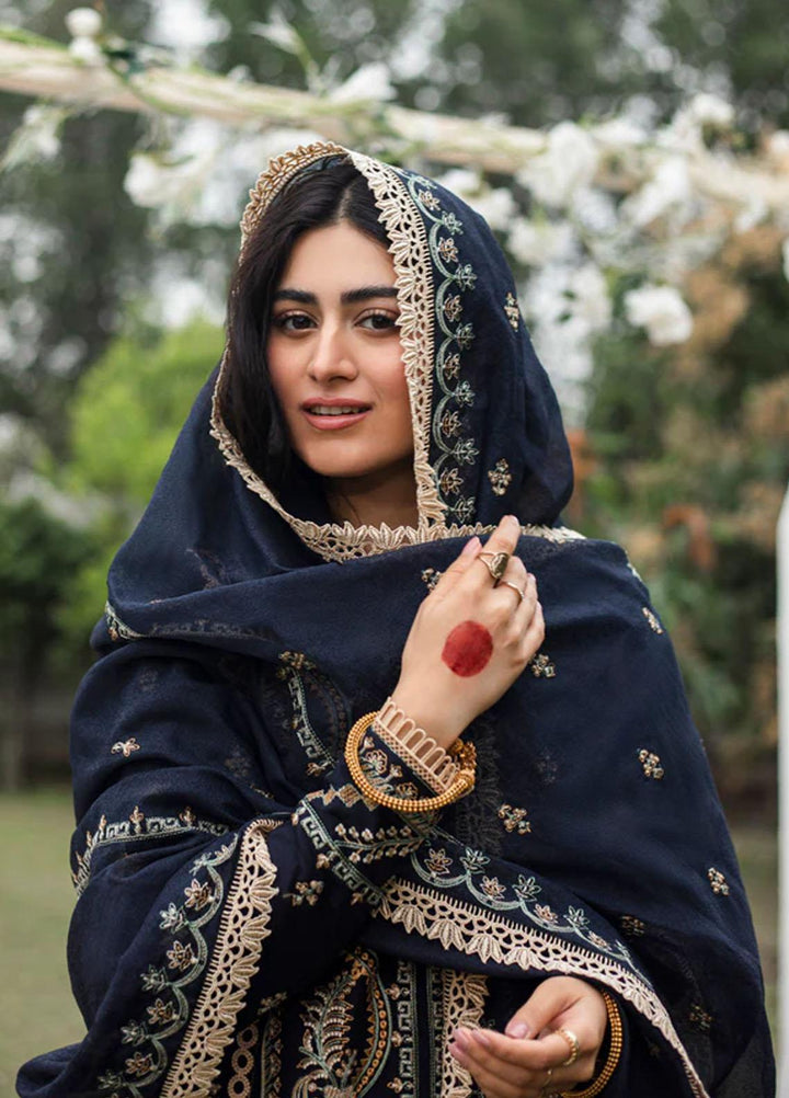 Florent Embroidered Lawn Suits Unstitched 3 Piece FL23LE FL-7A - Luxury Eid Collection