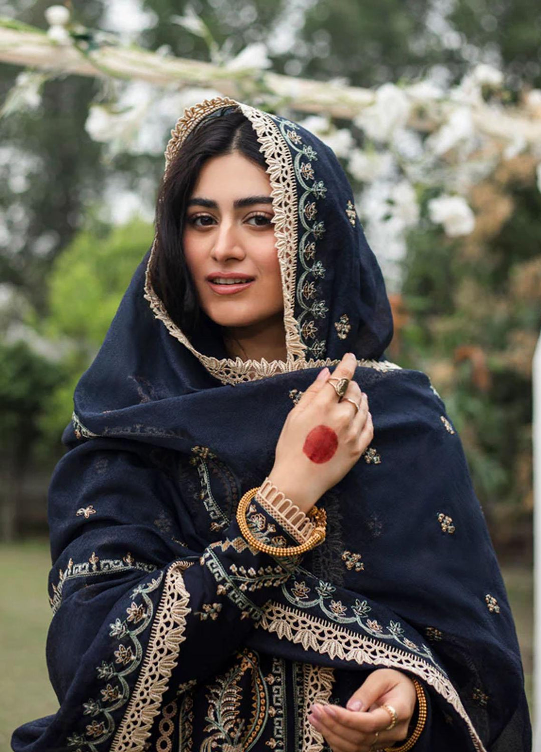 Florent Embroidered Lawn Suits Unstitched 3 Piece FL23LE FL-7A - Luxury Eid Collection