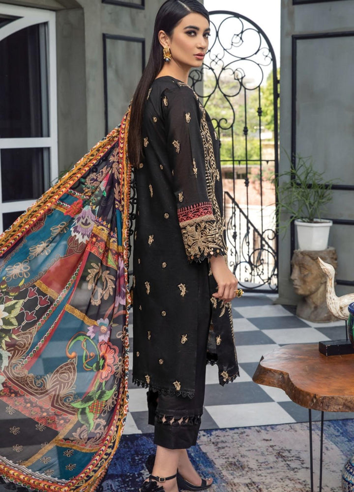 Florent Embroidered Lawn Suits Unstitched 3 Piece FL21LL D-02A - Summer Collection