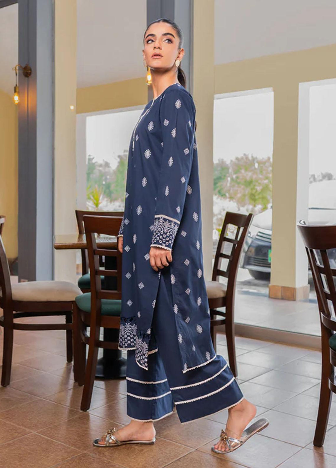 Florent Pret Embroidered Cambric 2 Piece Suit FL23LP Ailana