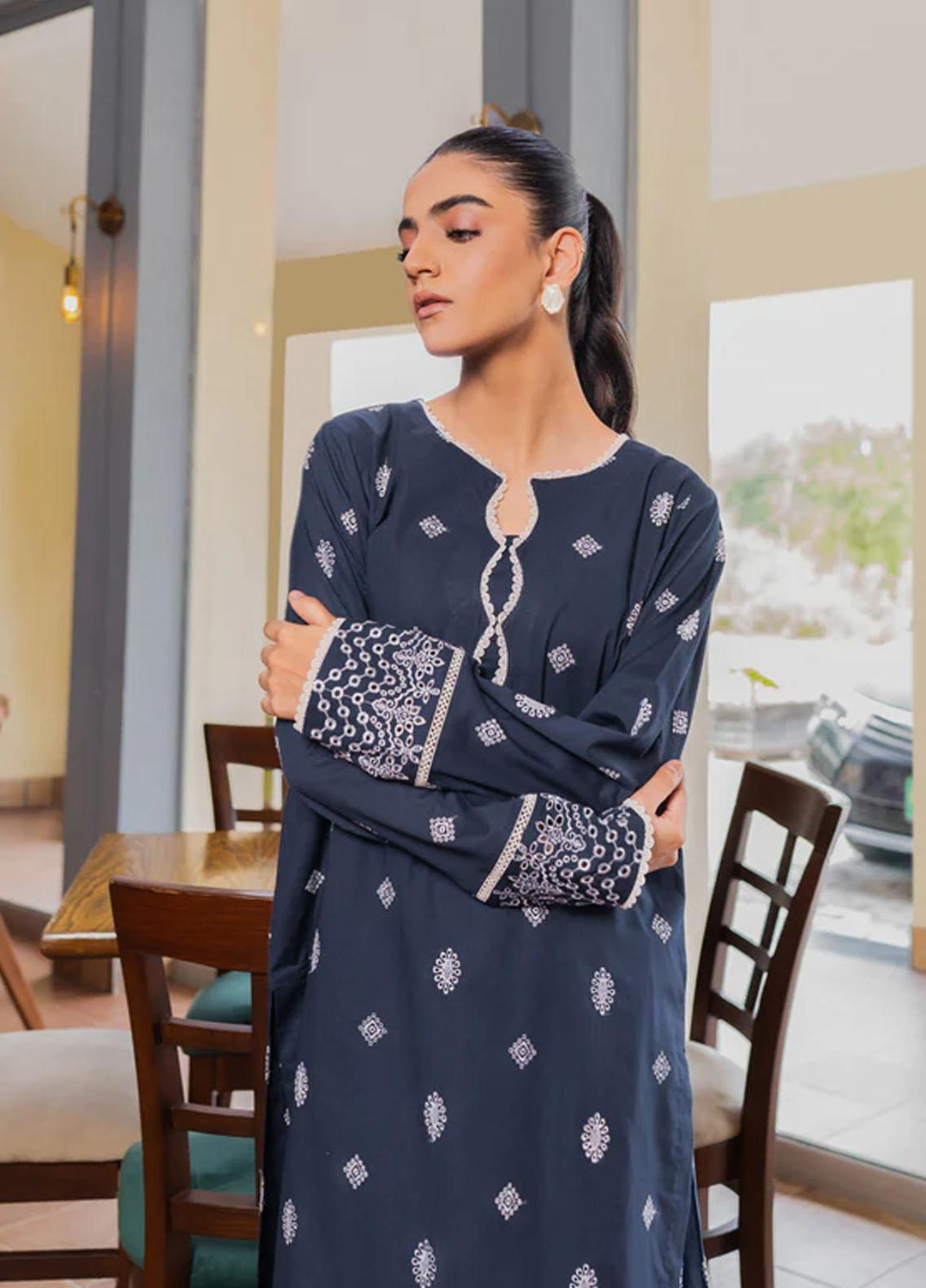 Florent Pret Embroidered Cambric 2 Piece Suit FL23LP Ailana