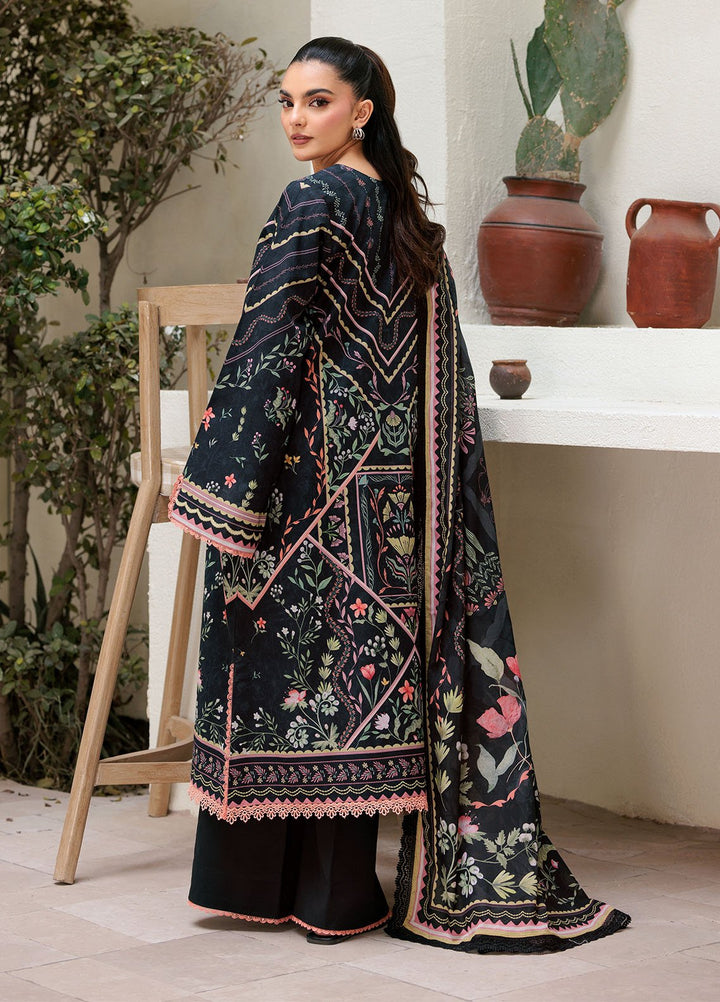 Florent Printed Lawn Suits Unstitched 3 Piece FL25PL FL-7B - Summer Collection