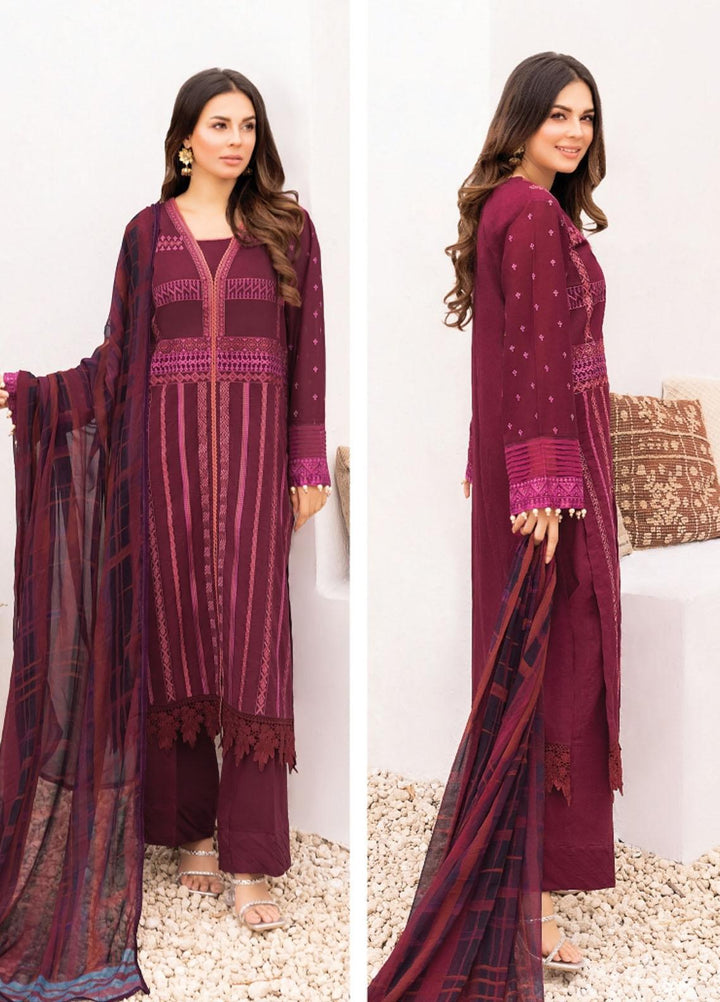 Florent Embroidered Lawn Suits Unstitched 3 Piece FL22S FL-5B - Summer Collection