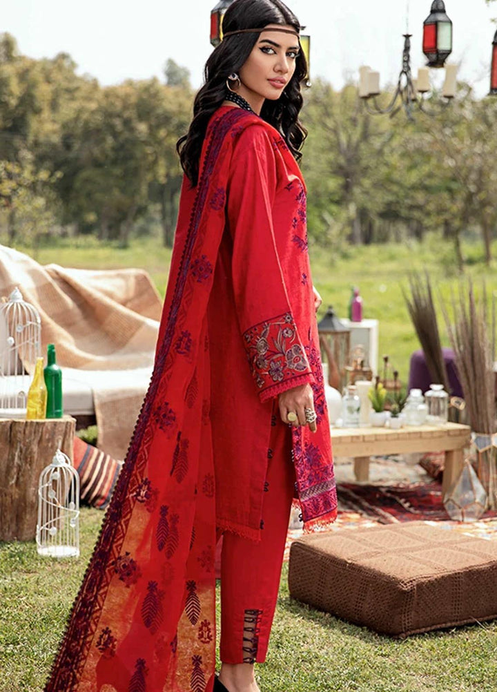 Florent Embroidered Jacquard Suits Unstitched 3 Piece F21SV FL-03 - Summer Collection