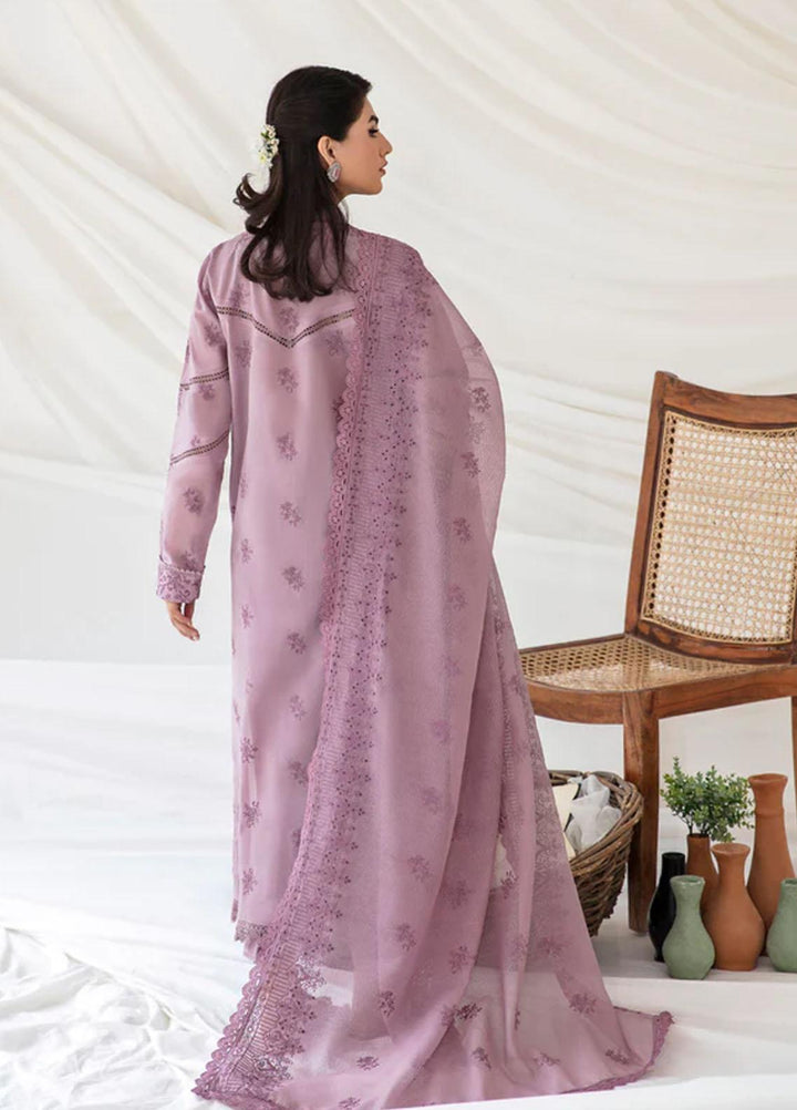 Florent Embroidered Chikankari Suits Unstitched 3 Piece FL23LC FL-7A - Eid Collection