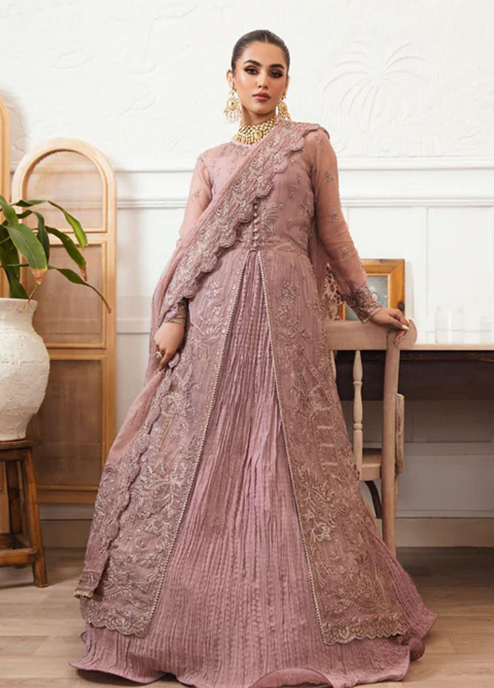 Florent Embroidered  Suits Unstitched 4 Piece FL23LF Zaira - Luxury Collection