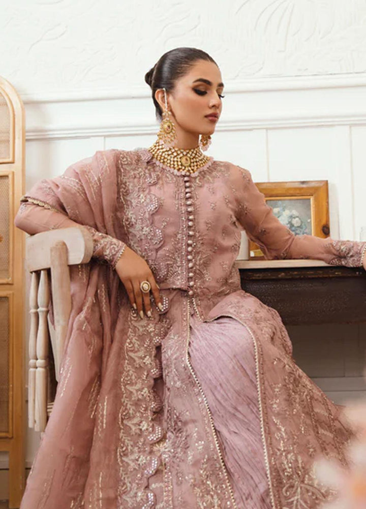 Florent Embroidered  Suits Unstitched 4 Piece FL23LF Zaira - Luxury Collection
