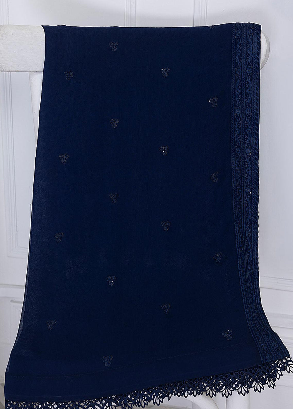 Azure Luxury Pret Embroidered Chiffon 2 Piece Dress AZU23FLT Shining Sky