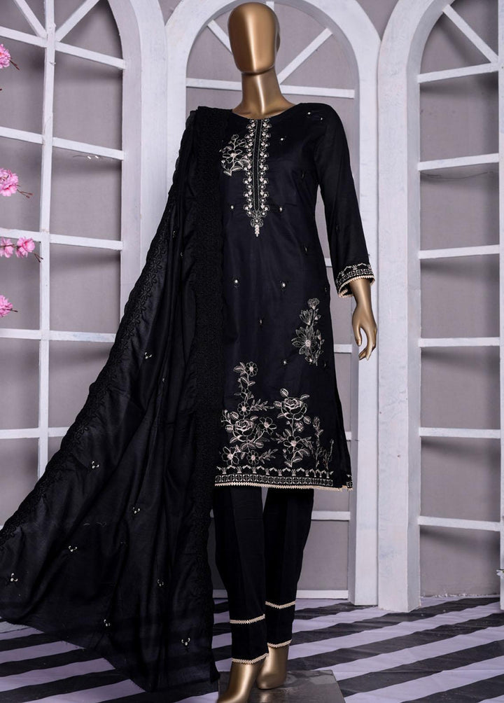 Florentine By MTF Embroidered Lawn Suits Unstitched 3 Piece MTF22BW 01 - Black & White Collection