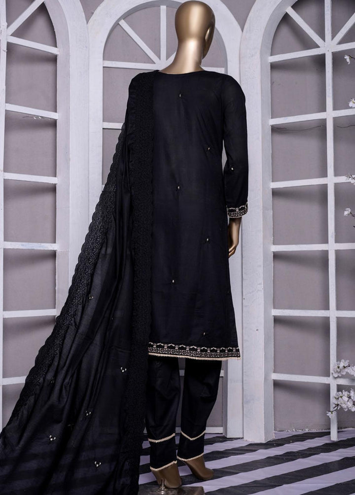 Florentine By MTF Embroidered Lawn Suits Unstitched 3 Piece MTF22BW 01 - Black & White Collection