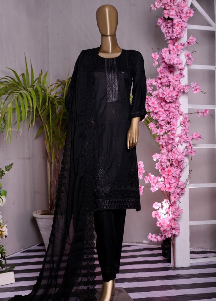 Florentine By MTF Embroidered Lawn Suits Unstitched 3 Piece MTF22BW 10 - Black & White Collection