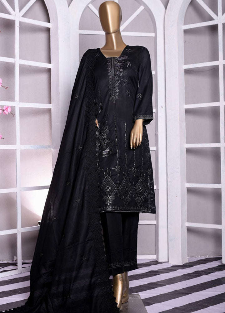 Florentine By MTF Embroidered Lawn Suits Unstitched 3 Piece MTF22BW 02 - Black & White Collection