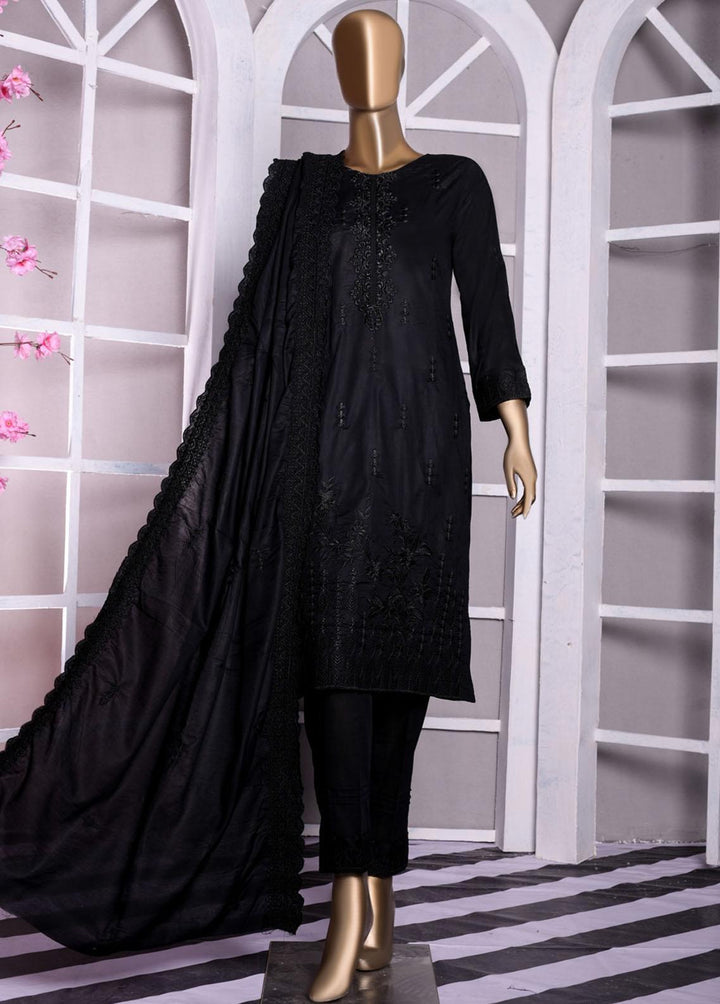Florentine By MTF Embroidered Lawn Suits Unstitched 3 Piece MTF22BW 04 - Black & White Collection