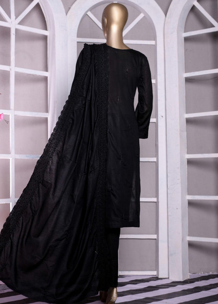 Florentine By MTF Embroidered Lawn Suits Unstitched 3 Piece MTF22BW 04 - Black & White Collection