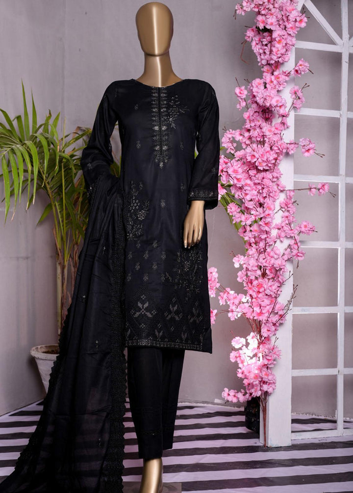 Florentine By MTF Embroidered Lawn Suits Unstitched 3 Piece MTF22BW 05 - Black & White Collection