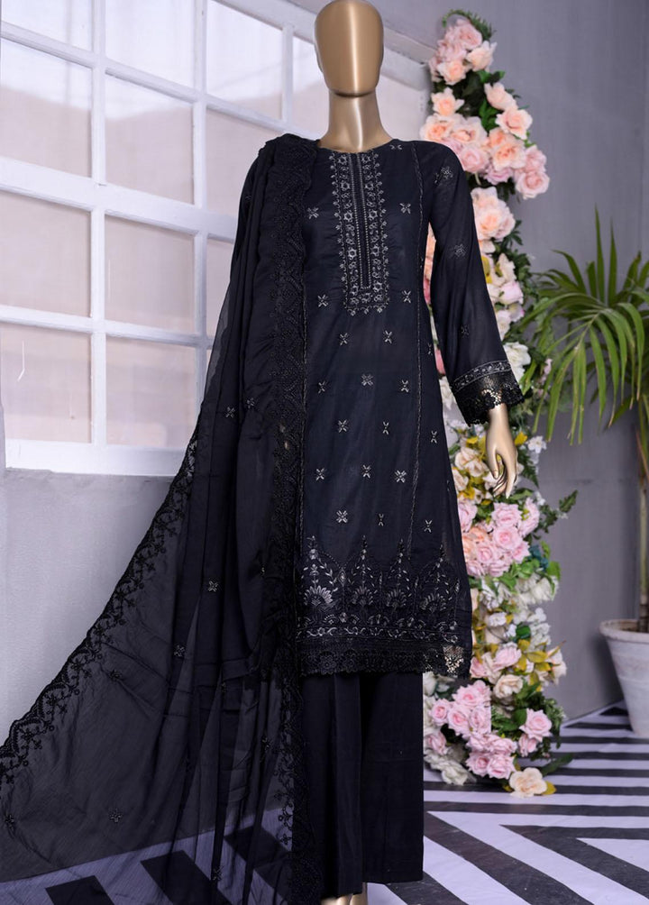 Florentine By MTF Embroidered Lawn Suits Unstitched 3 Piece MTF22BW 06 - Black & White Collection
