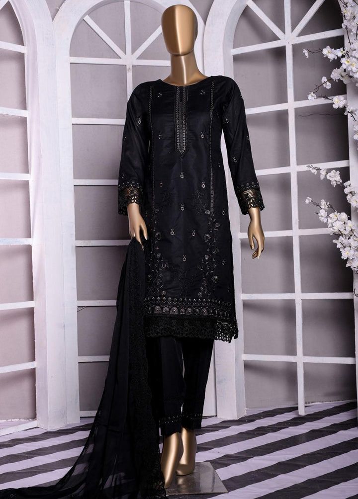 Florentine By MTF Embroidered Lawn Suits Unstitched 3 Piece MTF22BW 08 - Black & White Collection