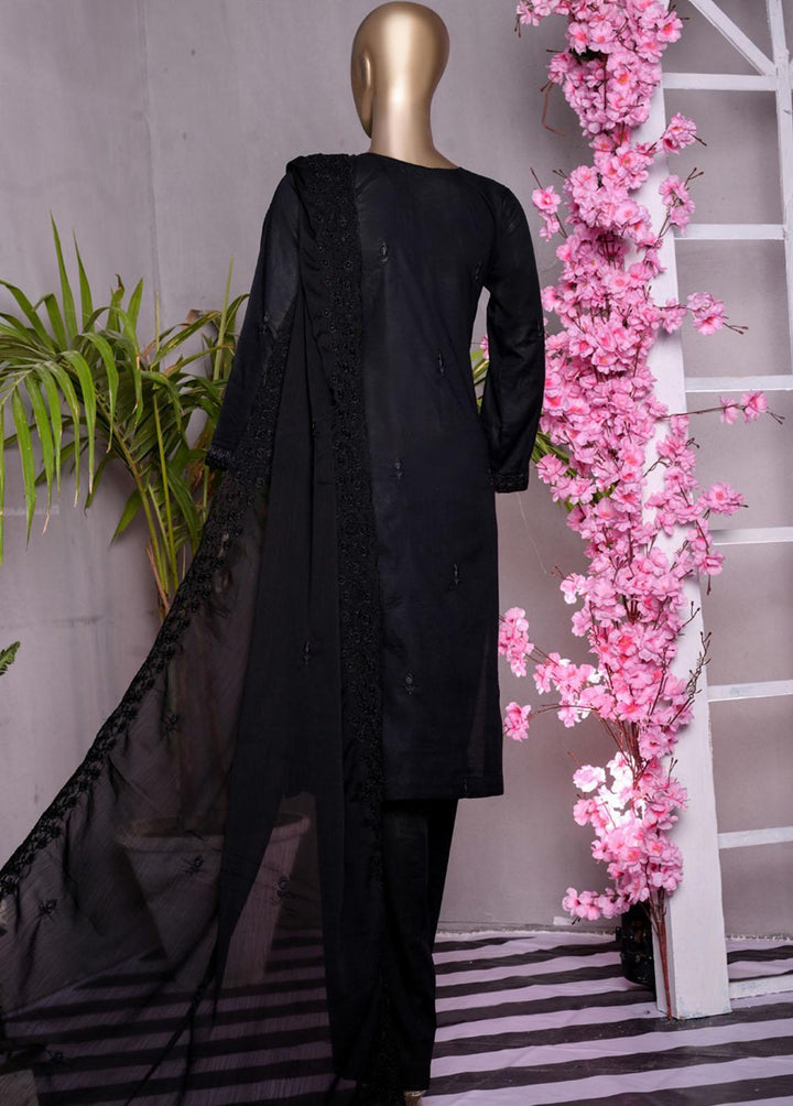 Florentine By MTF Embroidered Lawn Suits Unstitched 3 Piece MTF22BW 09 - Black & White Collection