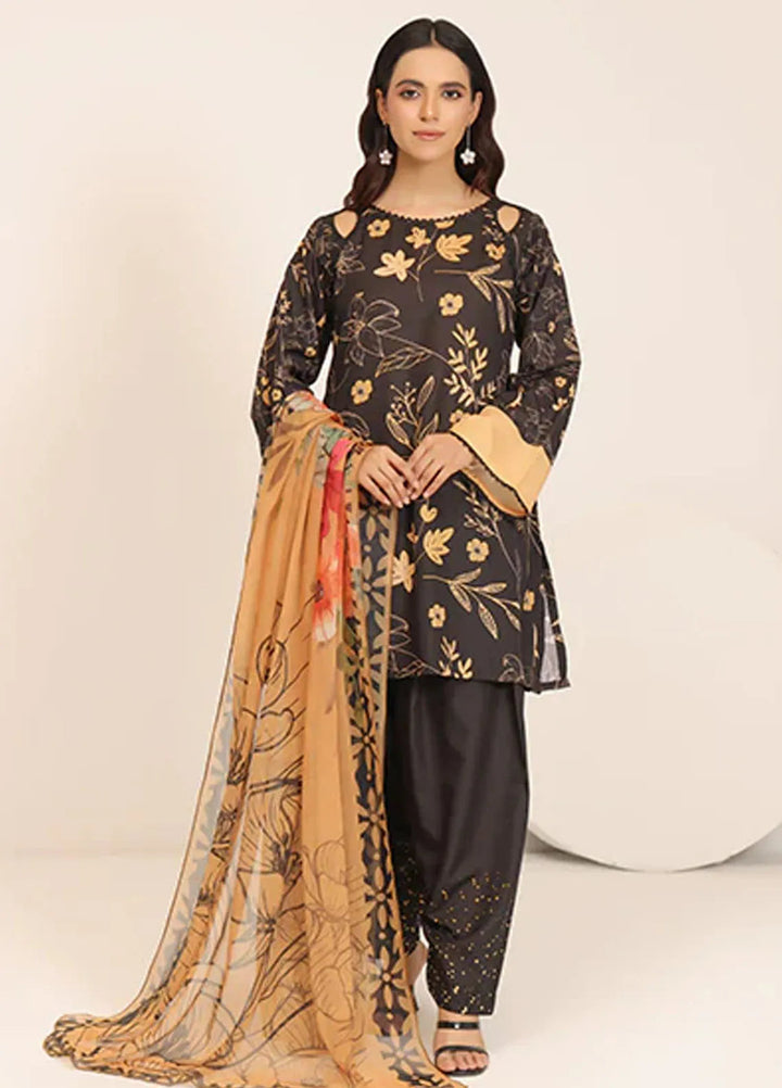 Floret by Nazmina Pret Printed Lawn 3 Piece Suit LD-18 Whispering Willow