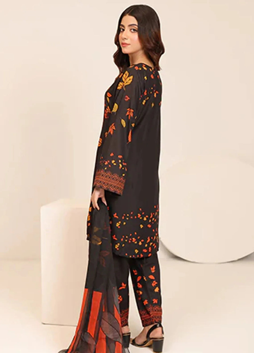 Floret by Nazmina Printed Lawn Suit Unstitched 3 Piece LD-19 Mystic Ivy - Summer Collection