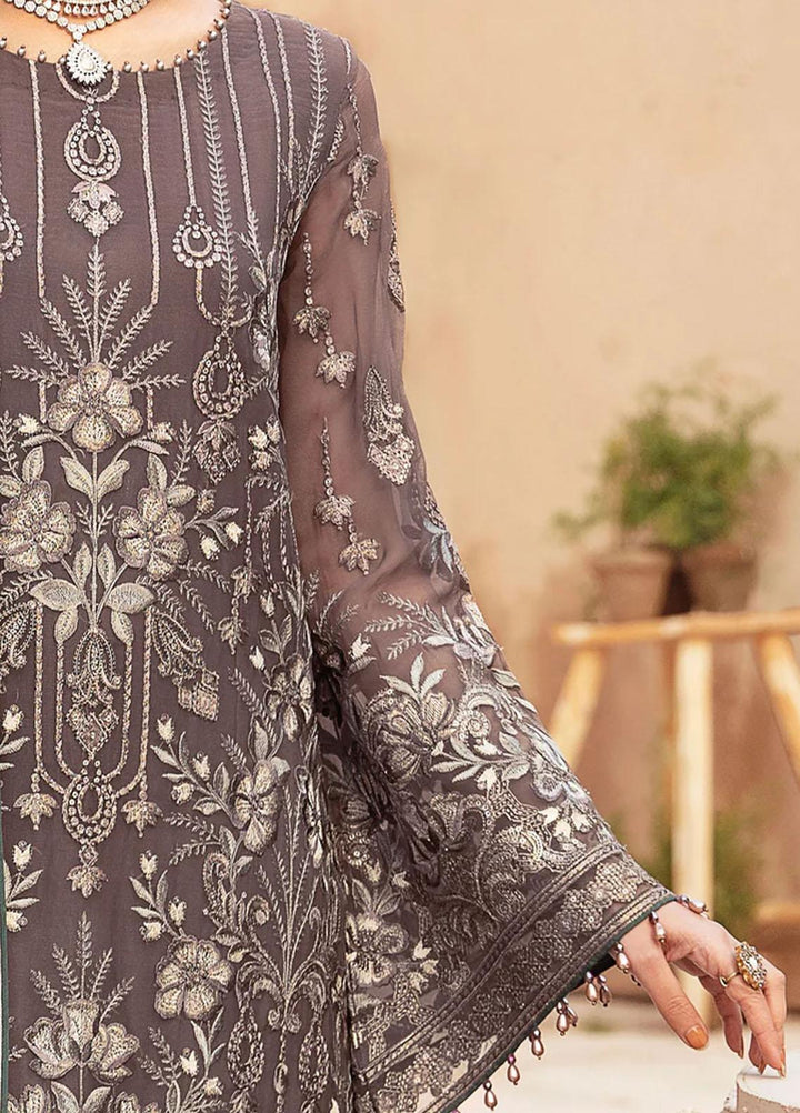 Flossie Embroidered Chiffon Suits Unstitched 3 Piece SPHINX - Luxury Collection