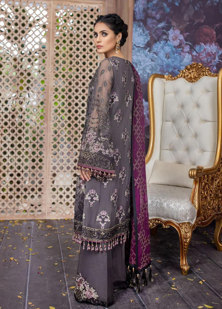 Flossie Embroidered Chiffon Suits Unstitched 3 Piece VOGUISH - Luxury Collection