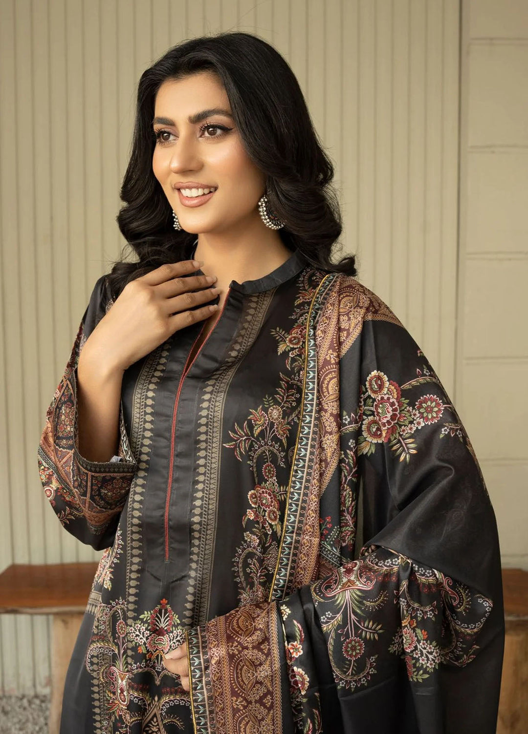 Fluer Prints by Ziara Printed Cambric Suits Unstitched 3 Piece ZI25FP Royal Orchid - Summer Collection